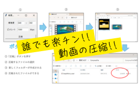 動画ファイルを圧縮してファイルサイズを簡単に小さくできる、「有ったらいいな」と思う！便利ソフト